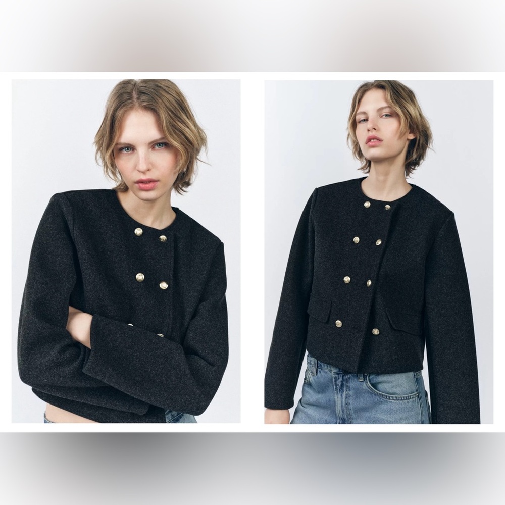 ✨NEW Zara Gold Button Jacket✨ - Picture 10 of 14